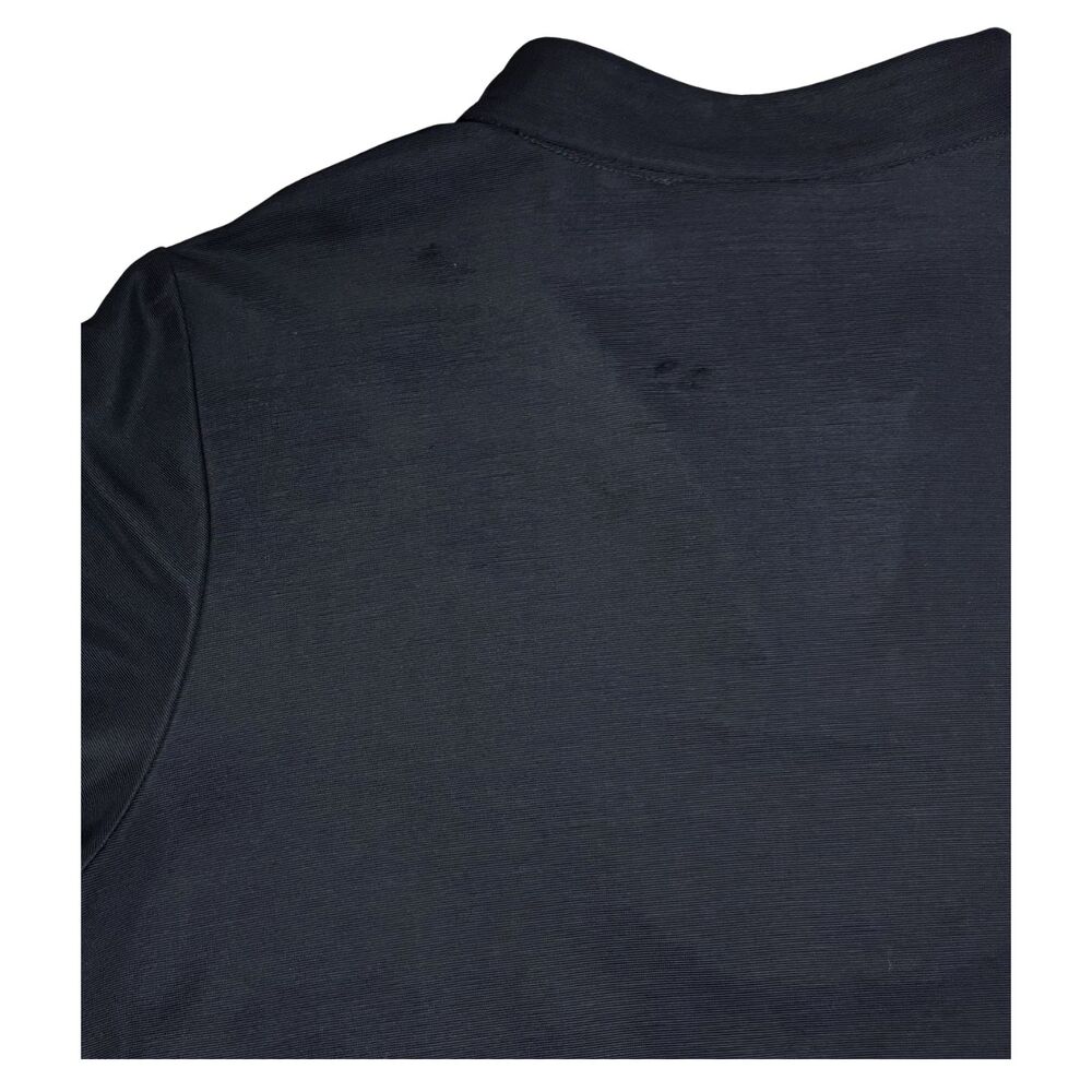 Susan Graver Blouse Womens Embellished Nylon Medium Black Boho Classic Goth USA - Picture 7 of 8